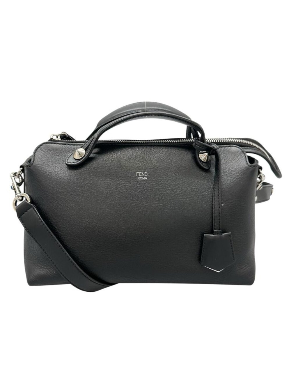 Fendi by the Way Medium Shoulder Bag Leather Black